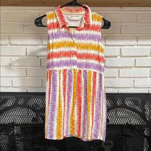 Colorful Striped Kids Dress